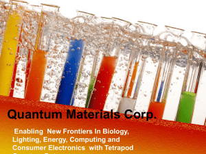 Quantum Materials PPT - Greater San Marcos Partnership