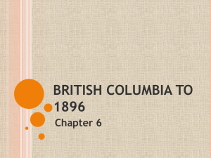 British Columbia to 1896