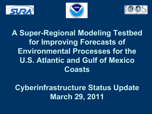 CI Status March 29-2011 - super regional modeling testbed