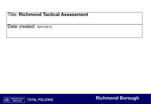 Crime Assessment 16 January 2013