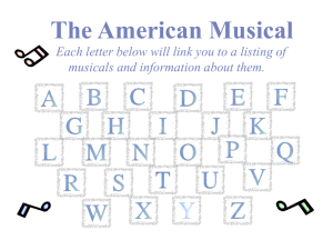 The American Musical - OutsideTheBox93.org