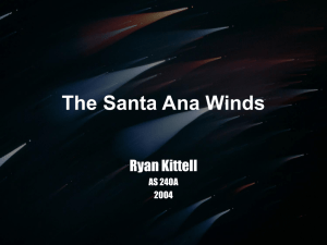 The Santa Ana Winds