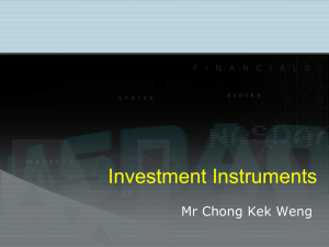 Money Market instruments