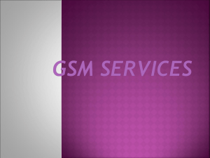GSM services P