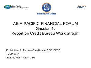 Michael Turner - APFF Credit Bureau Workstream