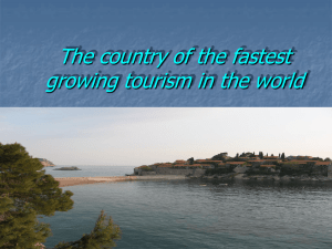 Fastest growing tourism in the world