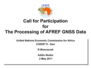 OBJECTIVES OF AFREF - United Nations Economic Commission for