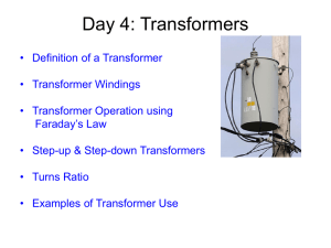 Unit 5 Day 4 – Transformers