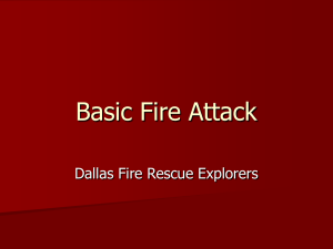 Basic Fire Attack - Dallas Fire Rescue Explorers