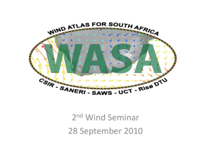 Wind Atlas for South Africa (WASA)