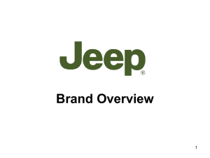 Jeep Brand Overview