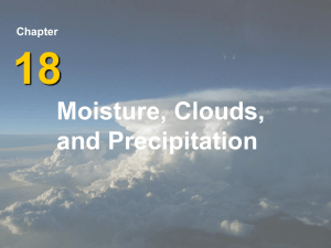 18.3 Cloud Types and Precipitation