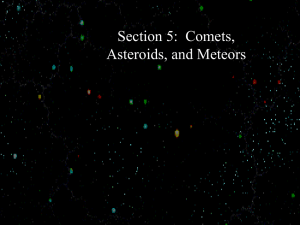 Section 5 Comets, Asteroids, and Meteors2