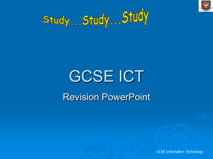 GCSE_ICT_revision - Lisnagarvey High School