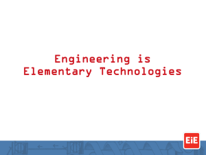 Engineering is Elementary Technologies