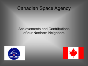 Canadian Space Agency Technology