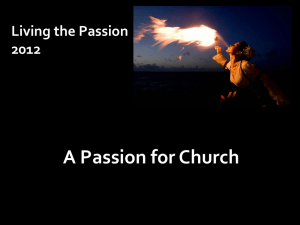 Slide 1 - Living The Passion