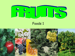Fruits can be cooked by