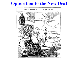 Critics of the New Deal