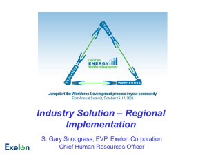 Industry Solution – Regional Implementation