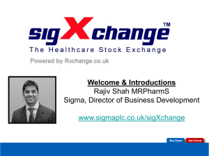 and introduction to sigXchange (x)