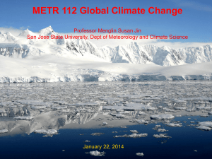 Slide 1 - Department of Meteorology and Climate Science
