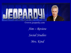 Jeopardy Geo PowerPoint Presentation
