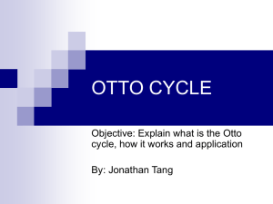 OTTO CYCLE - Engineering