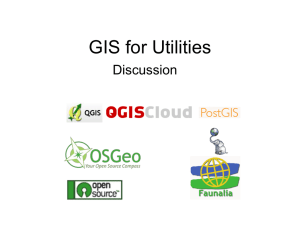 GIS for Utilities - Discussion