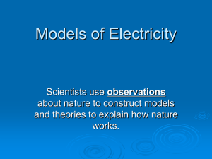 lesson S1-3-02 Models of Electricity