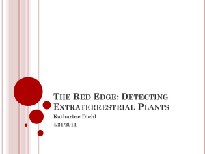 THE RED EDGE: DETECTING EXTRATERRESTRIAL