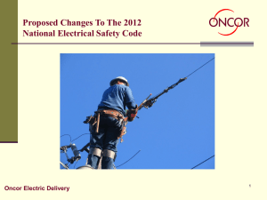 Report on Proposals for the 2012 NESC