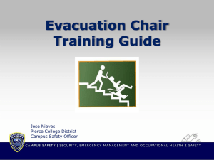 Evacuation Chair PowerPoint Presentation