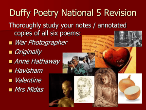 N5 Duffy Overview of All Poems