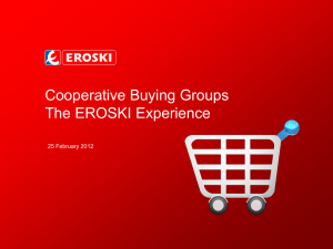 Cooperative Buying Groups The EROSKI - Co