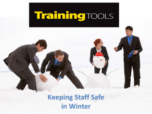 Keeping Staff Safe in Winter (Training Tool)