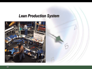 Lean Production Systems