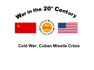 Cold War : Thiniking the Unthinkable