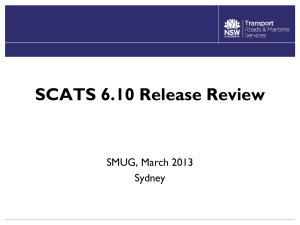 SCATS 6.10.1 Release Review