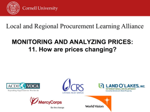 LRP Price Analysis - How Prices Change