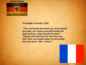 Verdun PowerPoint