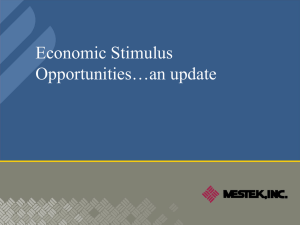 Economic Stimulus Opportunities
