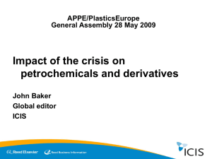 Impact of the crisis on Petrochemicals and