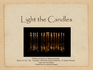 Light the Candles - Bulletin Boards for the Music Classroom