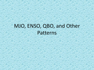 MJO, ENSO, and QBO