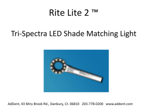 Rite Lite 2 Tri-Spectra LED Shade Matching Light