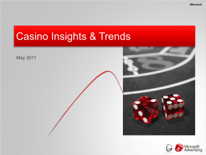 Online casino play in context, July 2010