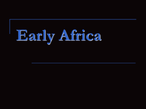 Early Africa