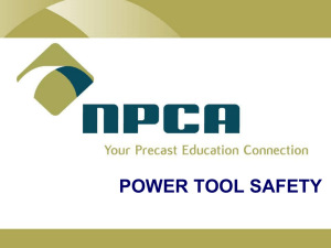 Power Tool Safety Presentation