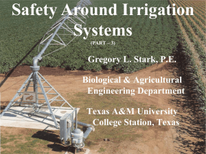 Irrigation System Safety Part 3